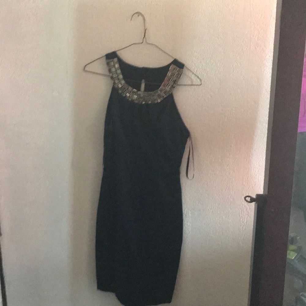 Beautiful navy blue dress.worn once no flaws